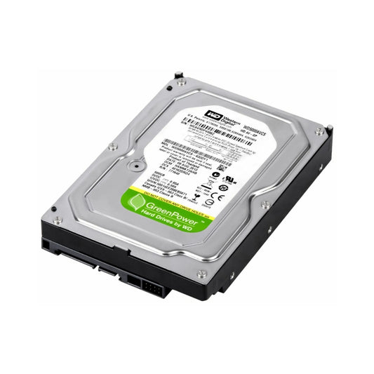 Disco Duro Western Digital Verde 500GB 5400RPM Sata III 3.5" Trabajo 24/7 Cache 16MB para Video Vigilancia Reacondicionado WD5000AVCS
