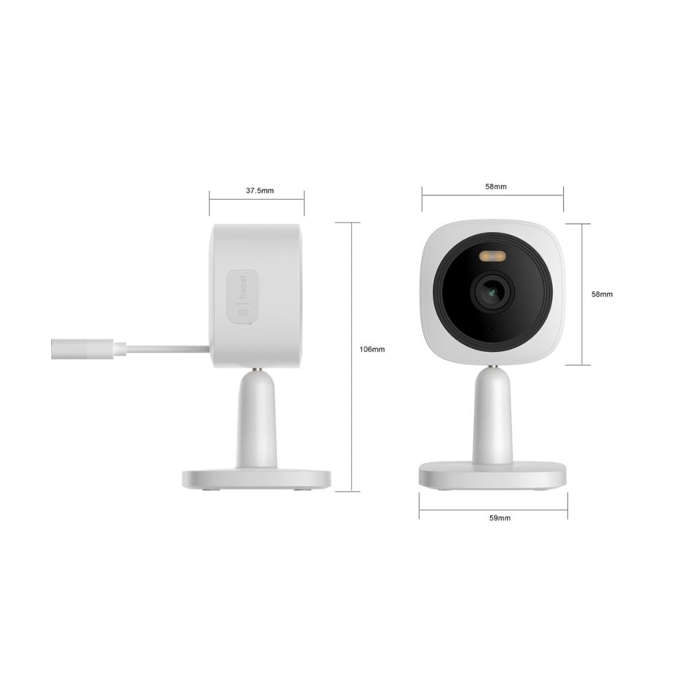 Camara Dimax WiFi 3MP Full Color Detecta Movimiento Audio 2vias WiFi 2.4GHz Dist. Iluminacion 8metros Micro SD hasta 256GB G121