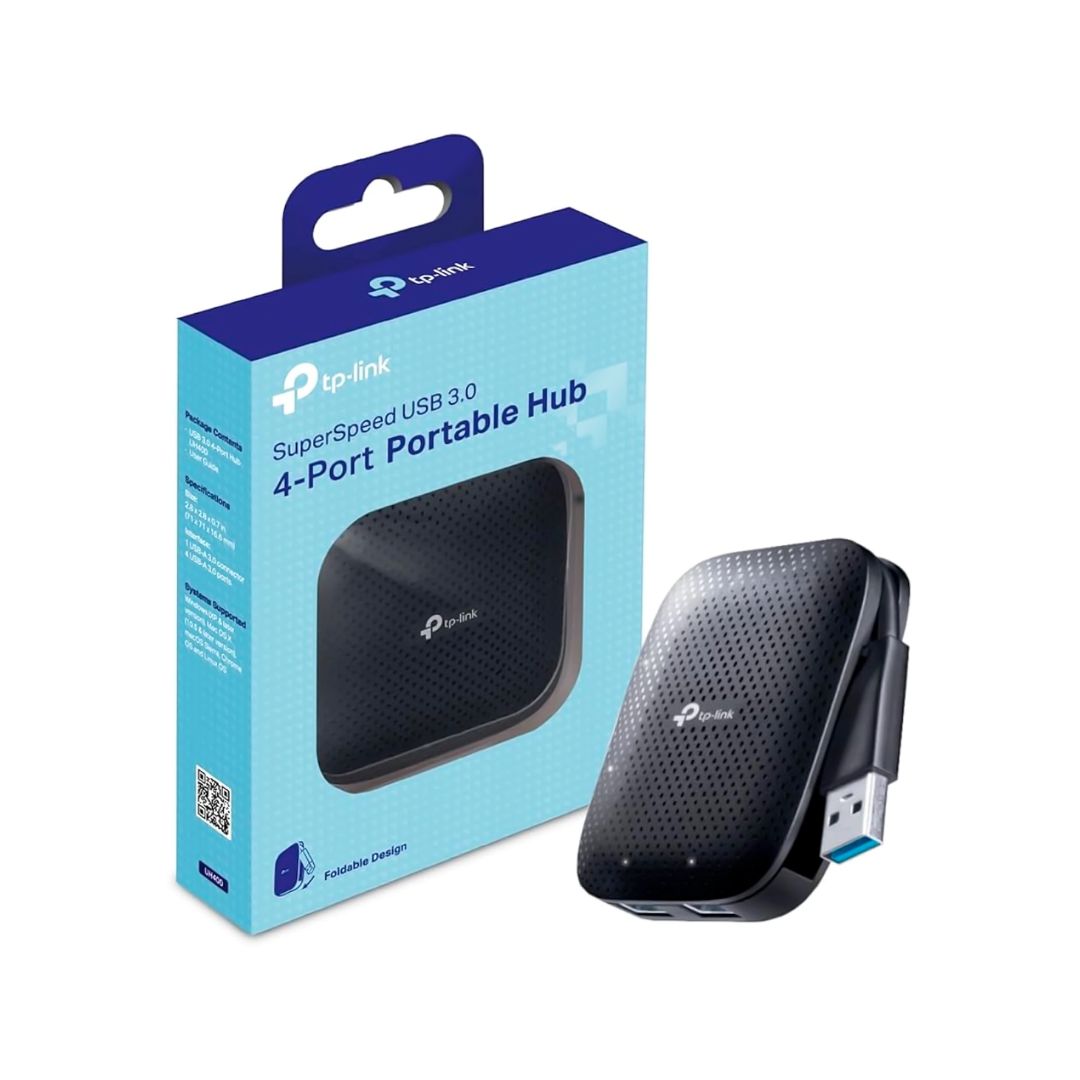 Hub TP-Link Portatil USB 3.0 de 4 Puertos USB-3.0 Compatible con Windows MAC y Linux TL-UH400