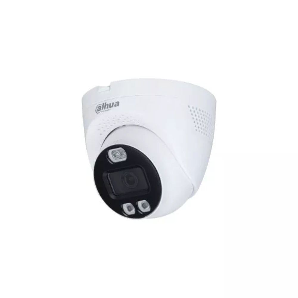 Camara Dahua HDCVI Domo 5MP Full Color 24/7 Interface de Salida para Alarmas y Sirena Lente 2.8mm IR 40 metros 25fps 5MP IP67 HAC-ME1509TQN-A-PV-028-S2