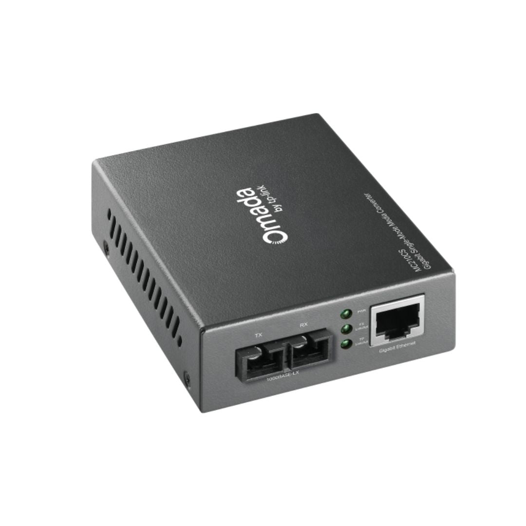 Conversor Fibra Optica a Ethernet TP-Link Monomodo 1310nm Duplex SC 1 Ethernet Auto MDI MDIX Distancia hasta 15Km MC210CS