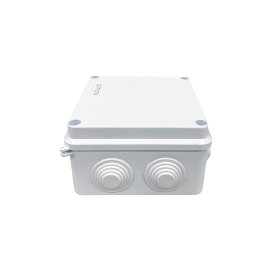 Caja de Sobreponer Dimax para Exterior IP65 10x10x7cm salidas F305