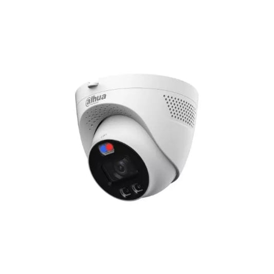 Camara Dahua HDCVI Domo 5MP Full Color 24/7 Interface de Salida para Alarmas y Sirena Lente 2.8mm IR 40 metros 25fps 5MP IP67 HAC-ME1509TQN-A-PV-028-S2