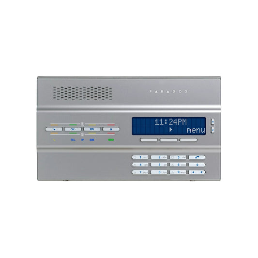Consola Paradox Magellan de 64 Zonas Inalambricas 2 Zonas Cableadas 2 Particiones 16 Codigos de Usuario Sirena Incluida 90dB no incluye Fuente y Control Remoto MG-6250