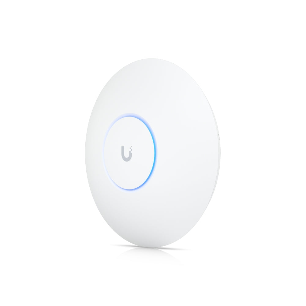Access Point Ubiquiti WiFi6E Unifi AC Enterprise 2.4 5 6 GHz Full Duplex 802.3AT Hasta 8 SSIDs Hasta 600 Usuarios Sin Inyector PoE Semi Interior IP54 UB-U6-ENTERPRISE