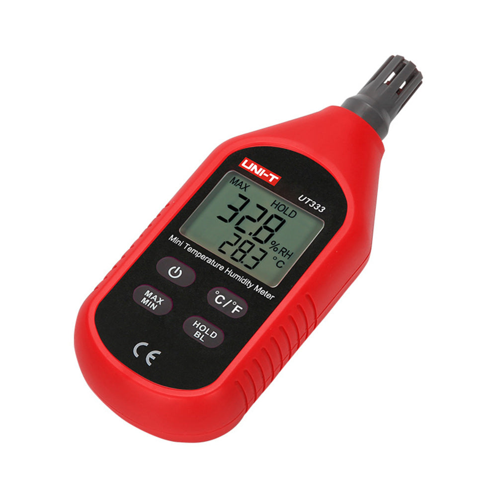 Medidor de Humedad Uni-T 0 a 100% HR Temp -10 a 60 C UT333