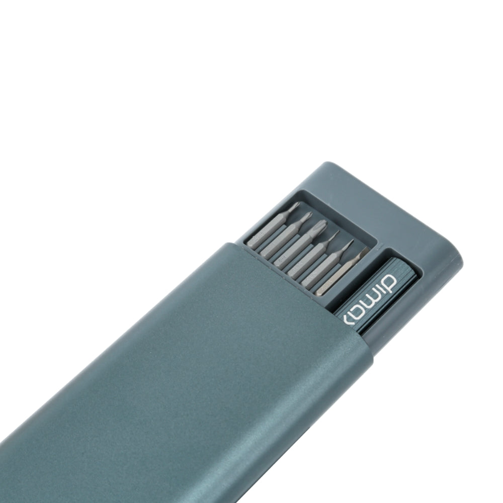Destornilladores Dimax Electrico Kit 62en1 Estuche y Mango de ALuminio con Pantalla Bateria 500mAh Y004