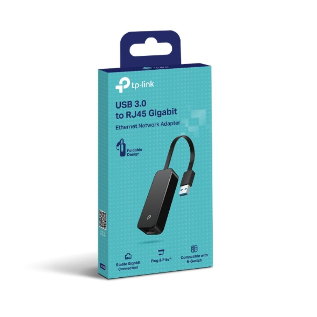 Adaptador TP-Link USB 3.0 a Red Ethernet Gigabit Compatible con Windows y MAC UE306