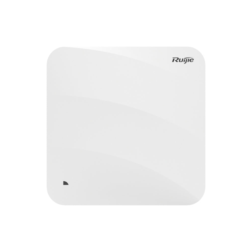 Access Point Ruijie WiFi6 AX1755 Doble Banda 2.4 y 5GHz 802.11AX 802.11AC 1xGE Soporta 512 Usuarios No Incluye PoE RG-AP810-L