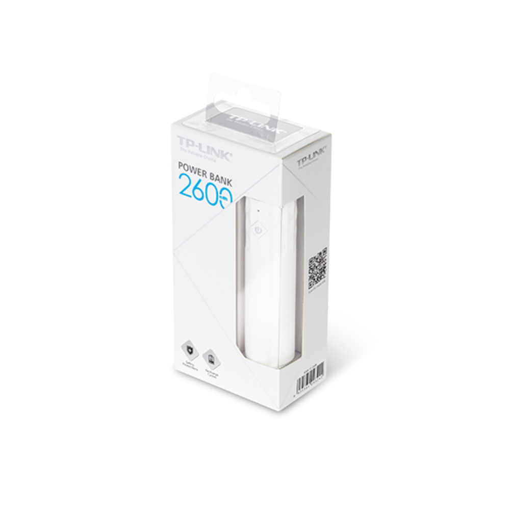 Bateria Portatil TP-Link de 2600mah 1 Pueto USB 2.0 TL-PB2600