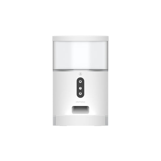 Alimentador Dimax Inteligente para Mascota Capacidad 4 Litros Comida Seca de 2 a 10mm WiFi Notificacion por APP Grabadora de Voz G110