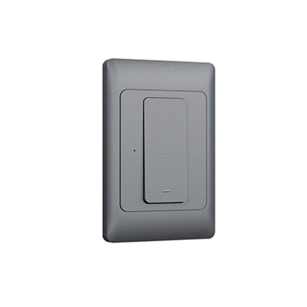 Interruptor Dimax de 1 Punto Smart WiFi 2.4GHz Control por Voz Alexa y Google color Gris H350