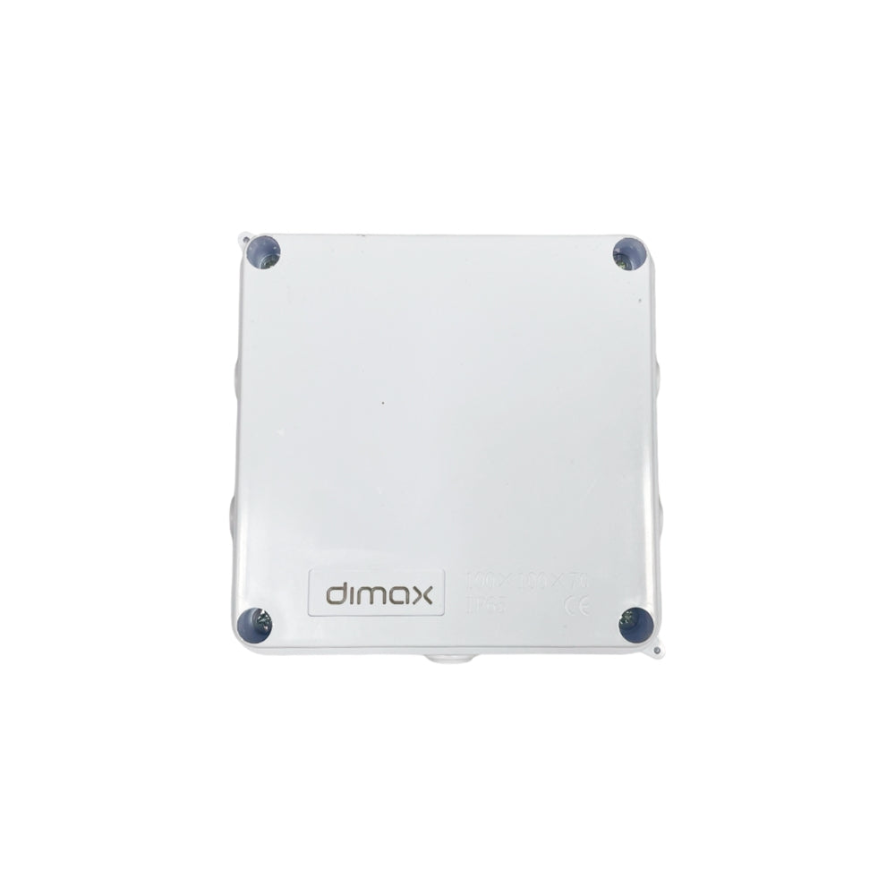 Caja de Sobreponer Dimax para Exterior IP65 10x10x7cm salidas F305