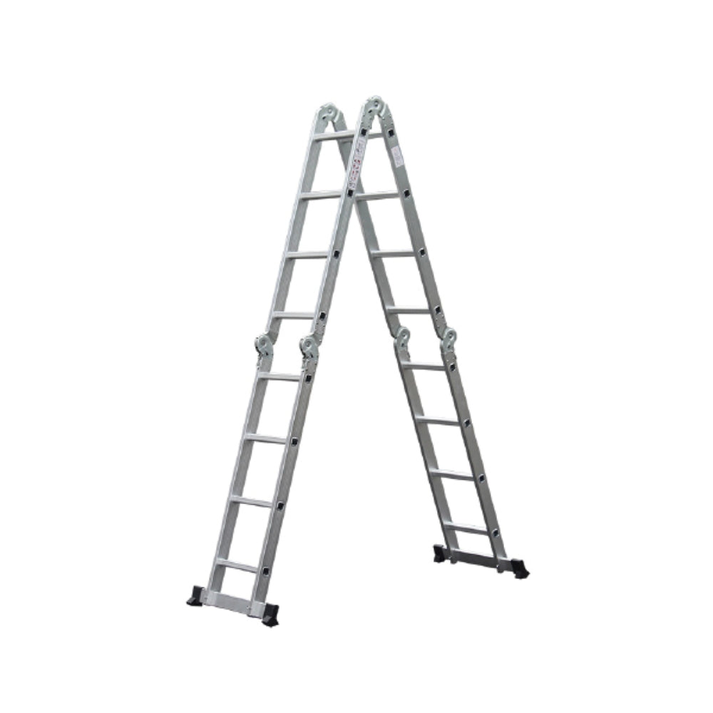Escalera Dimax Multifuncional 4x4 hasta 4.65M Modos Transporte Desplegado y Tijera Peso Maximo 150Kg N068
