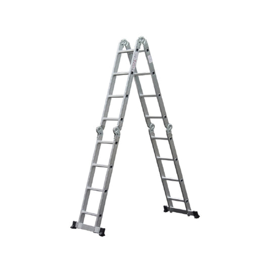 Escalera Dimax Multifuncional 4x4 hasta 4.65M Modos Transporte Desplegado y Tijera Peso Maximo 150Kg N068