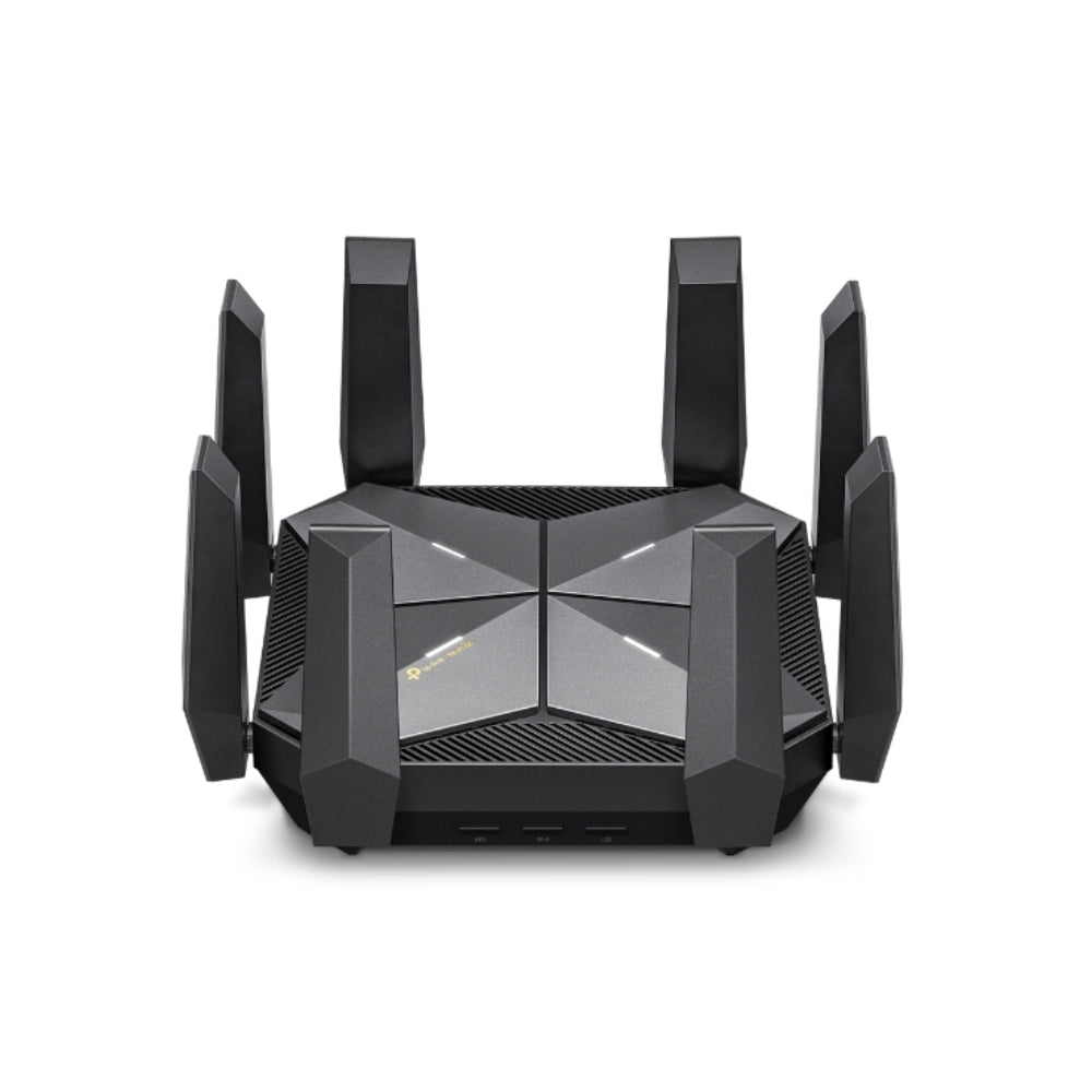 Router TP-Link Inalambrico AXE16000 WiFi 6E 8 Antenas Doble Banda 2.4 y 5.0GHz CPU Quad Core 1GB RAM 1x10Gb 1x2.5Gb 4xGbps ARCHER AXE300