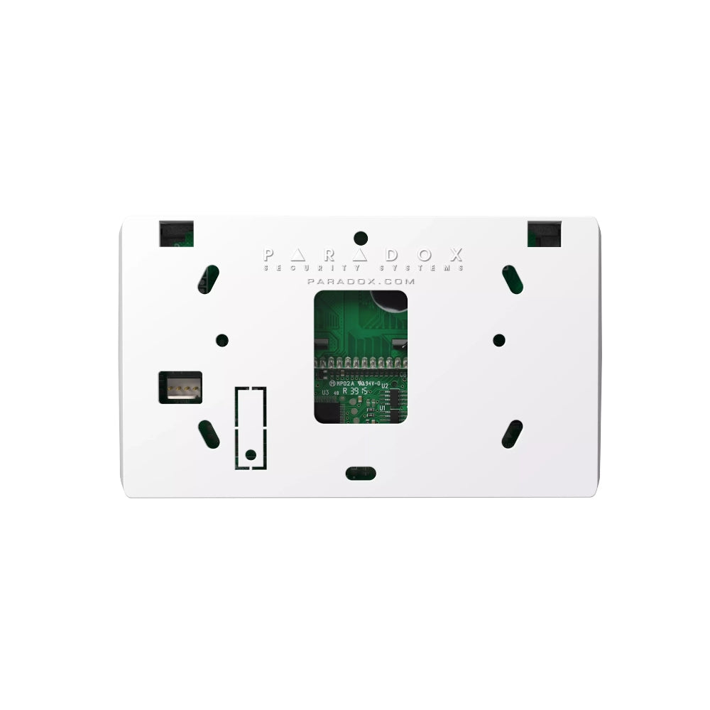 Teclado Paradox Tactil LCD Azul de 32 Caracteres y 8 Particiones 1 Entrada de Zona en Teclado Compatible con Panel EVO192 K656